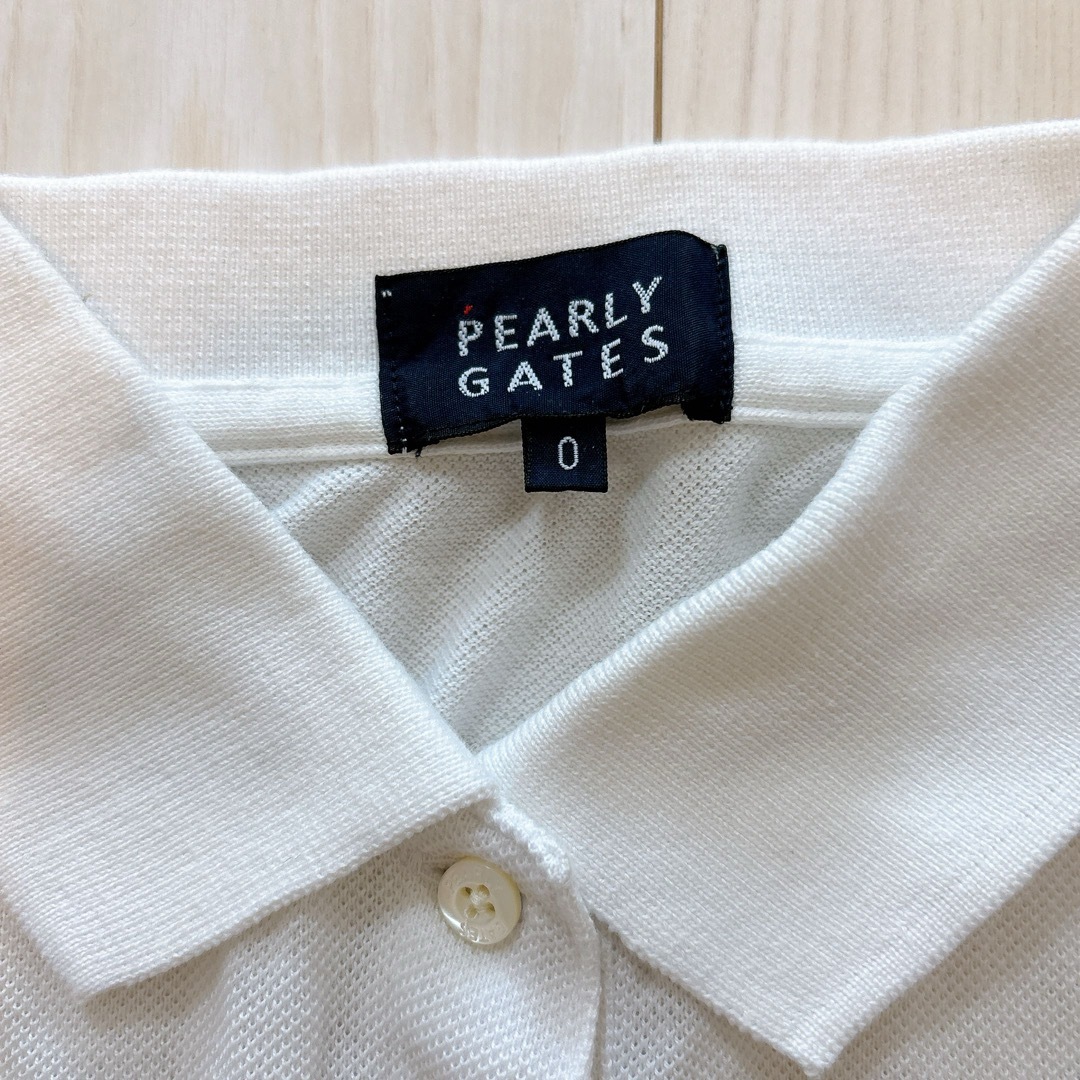PEARLY GATES - パーリーゲイツ トップス ポロシャツ サイズ0の PEARLY GATES - パーリーゲイツ トップス ポロシャツ サイズ0の