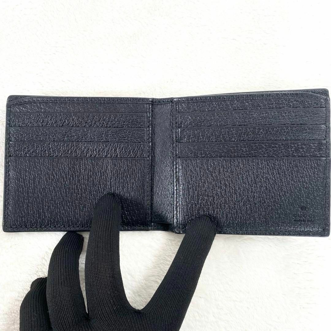 GUCCI - 【美品】GUCCI グッチ アニマリエ 蜂 スター 二つ折り GUCCI - 【美品】GUCCI グッチ アニマリエ 蜂 スター 二つ折り