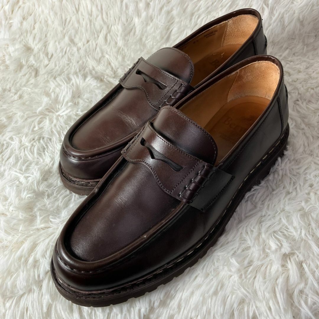 Berwick - 美品 Berwick バーウィック レザー コインローファー Berwick - 美品 Berwick バーウィック レザー コインローファー