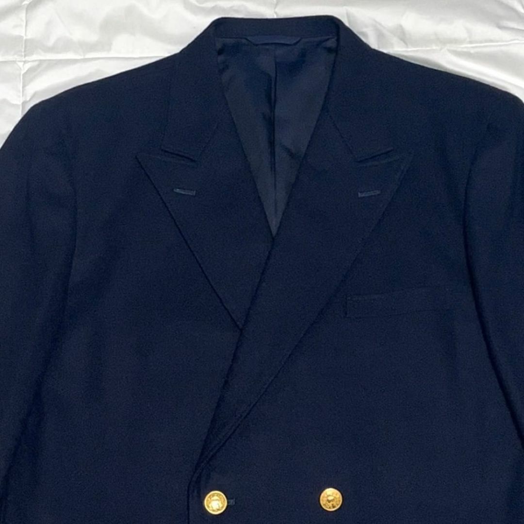 希少サイズ2XL 美品】マクベス ダブルテーラードジャケット 金 希少サイズ2XL 美品】マクベス ダブルテーラードジャケット 金