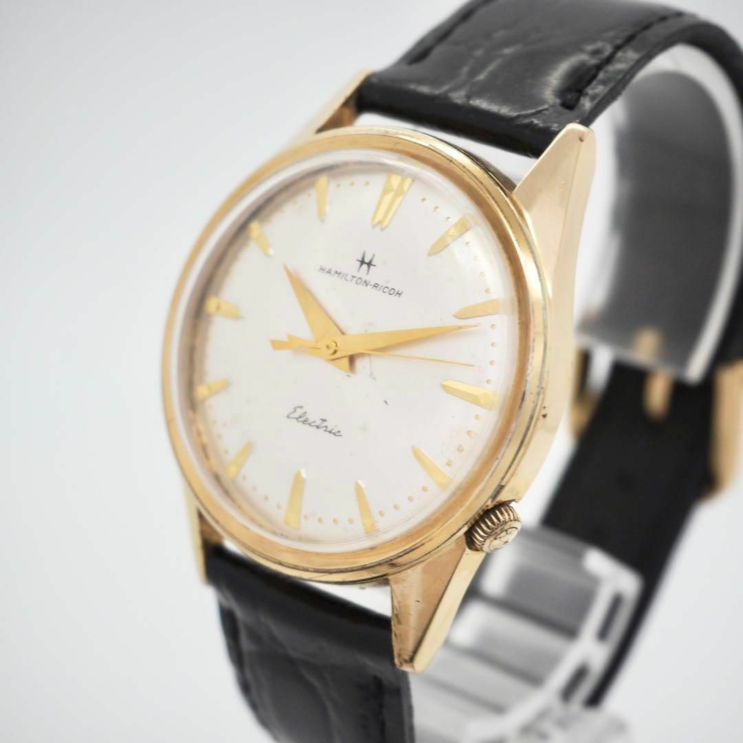 人気新品 519 - Hamilton ハミルトン 希少 リコー エレクトリック 時計 時計