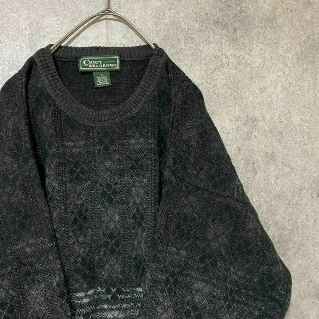 VINTAGE - 90s vintage 総柄ニット セーター メンズ S 古着 個性 VINTAGE - 90s vintage 総柄ニット セーター メンズ S 古着 個性
