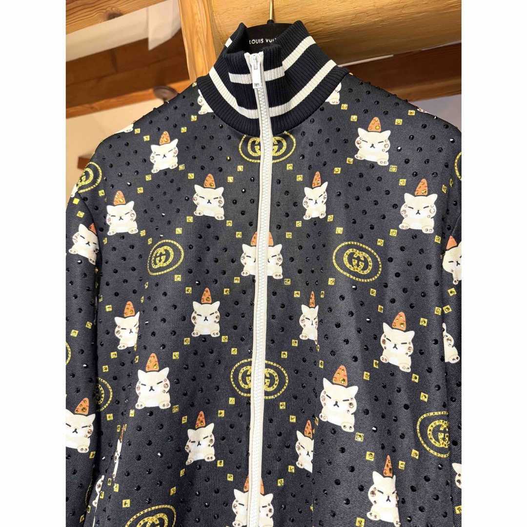 GUCCI - 70万!GUCCIスペシャル猫×GGクリスタルジャケット GUCCI - 70万!GUCCIスペシャル猫×GGクリスタルジャケット