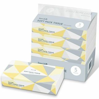 アイリスプラザ ティッシュペーパー 300枚(150組)×5パック スマートエー