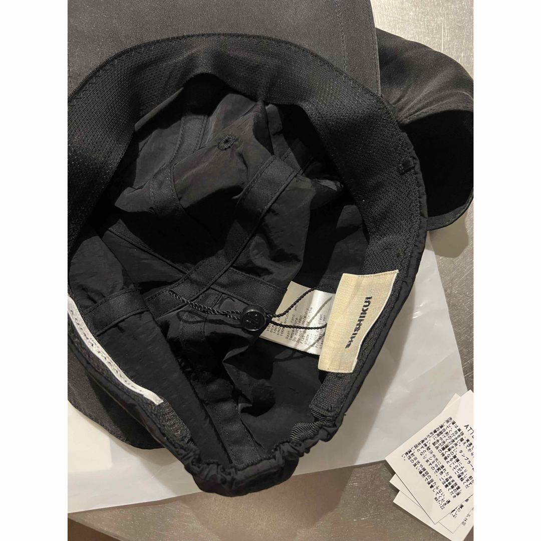 KIJIMA TAKAYUKI - shishikui kijima SILK SCARF CAP/ BLACKの KIJIMA TAKAYUKI - shishikui kijima SILK SCARF CAP/ BLACKの