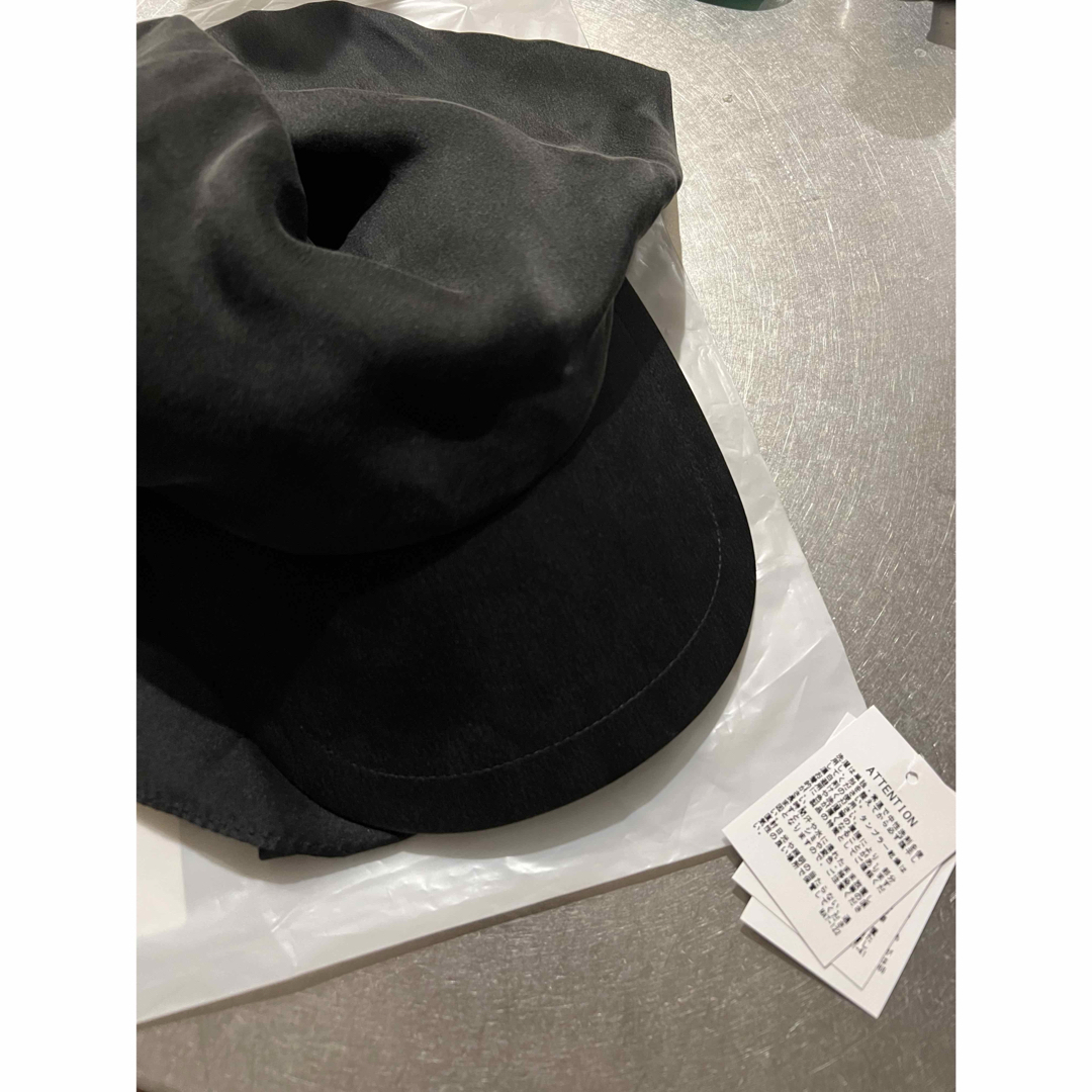 KIJIMA TAKAYUKI - shishikui kijima SILK SCARF CAP/ BLACKの KIJIMA TAKAYUKI - shishikui kijima SILK SCARF CAP/ BLACKの