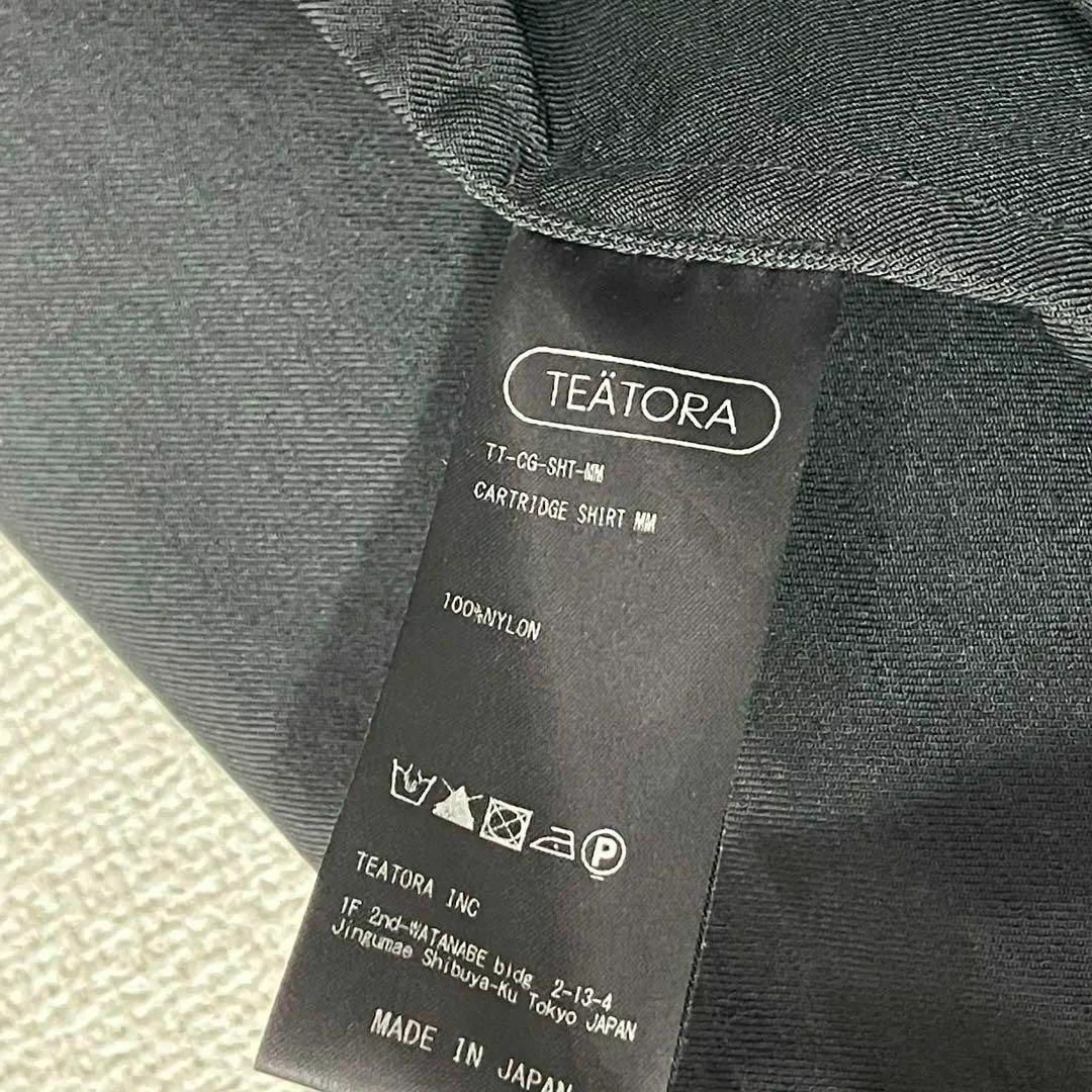 TEATORA - M 2 TEATORA MM CARTRIDGE SHIRT テアトラ ブラックの TEATORA - M 2 TEATORA MM CARTRIDGE SHIRT テアトラ ブラックの