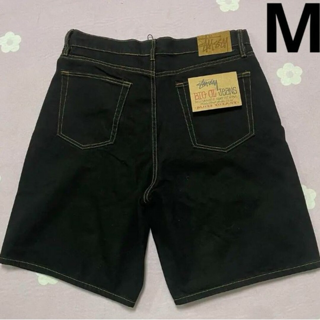 STUSSY BIG OL' SHORT DENIM BLACK 30/Mの通販 by みじゅ's shop STUSSY BIG OL' SHORT DENIM BLACK 30/Mの通販 by みじゅ's shop