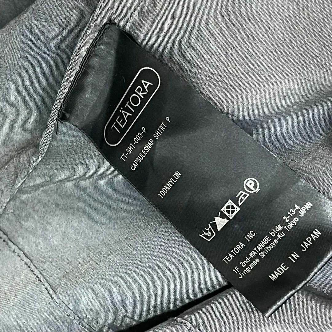 TEATORA - M 2 TEATORA P CARTRIDGE SHIRT テアトラ グレー 灰の TEATORA - M 2 TEATORA P CARTRIDGE SHIRT テアトラ グレー 灰の