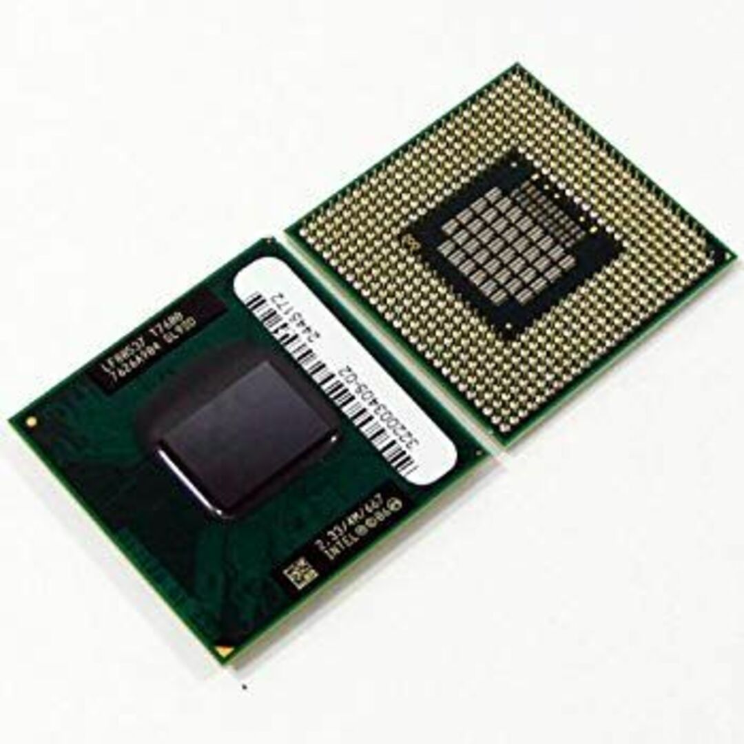 インテル Intel Core 2 Duo Mobile T7600 2.33GHz 4MB L2 Cache 667Mhz CPU SL9SD bme6fzu スマホ/家電/カメラのPC/タブレット(PCパーツ)の商品写真