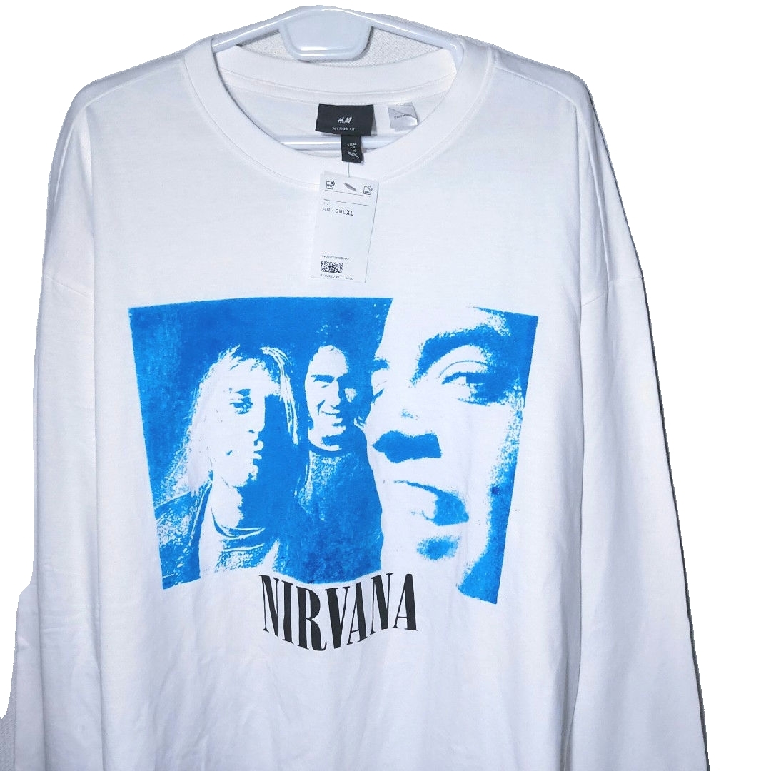 H&M - 新品 ロンT 3L ニルヴァーナ カートコバーン バンド 長袖T H&M - 新品 ロンT 3L ニルヴァーナ カートコバーン バンド 長袖T