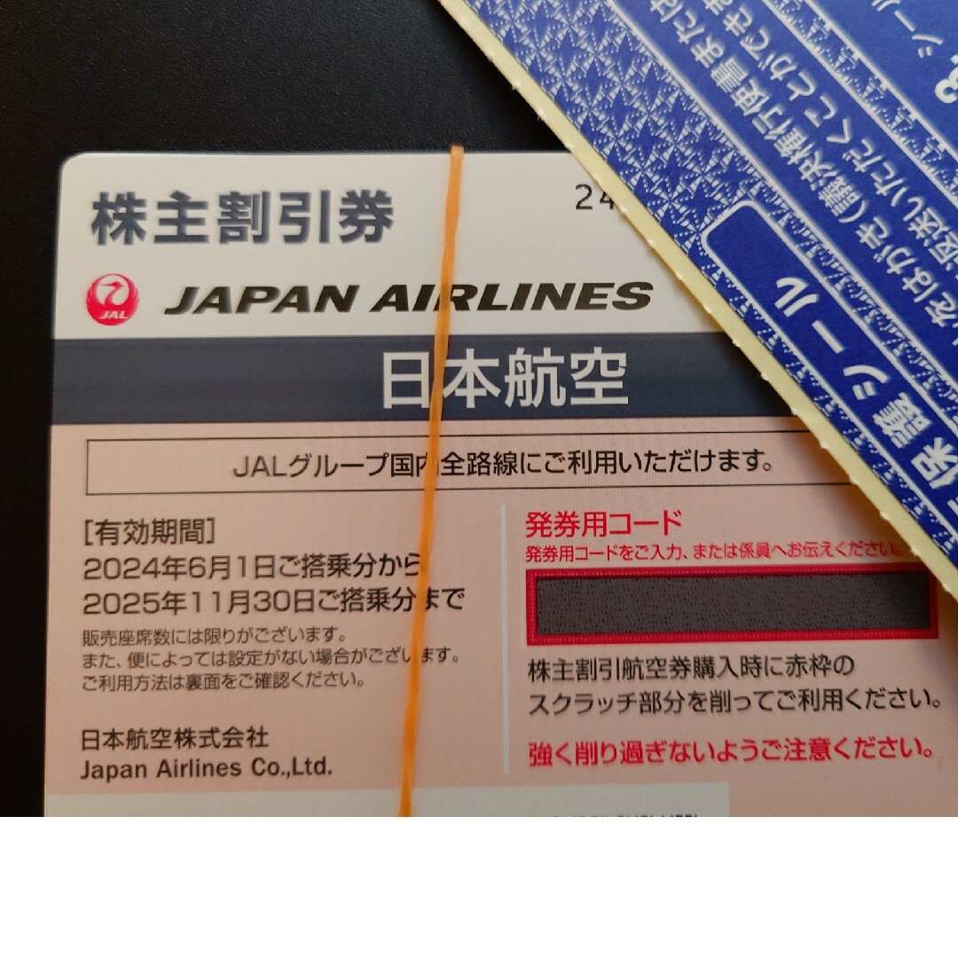 JAL 株主優待券 9枚 日本航空 有効期限2025/11/30 チケットの乗車券/交通券(航空券)の商品写真