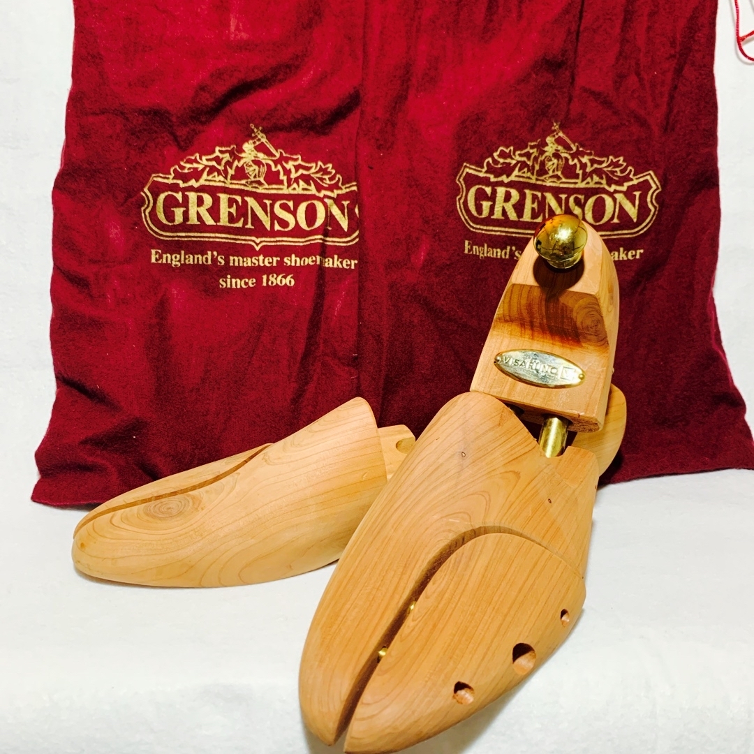 GRENSON - 【極美品】Grenson 英国製 一枚革 Footmaster UK6.5の GRENSON - 【極美品】Grenson 英国製 一枚革 Footmaster UK6.5の