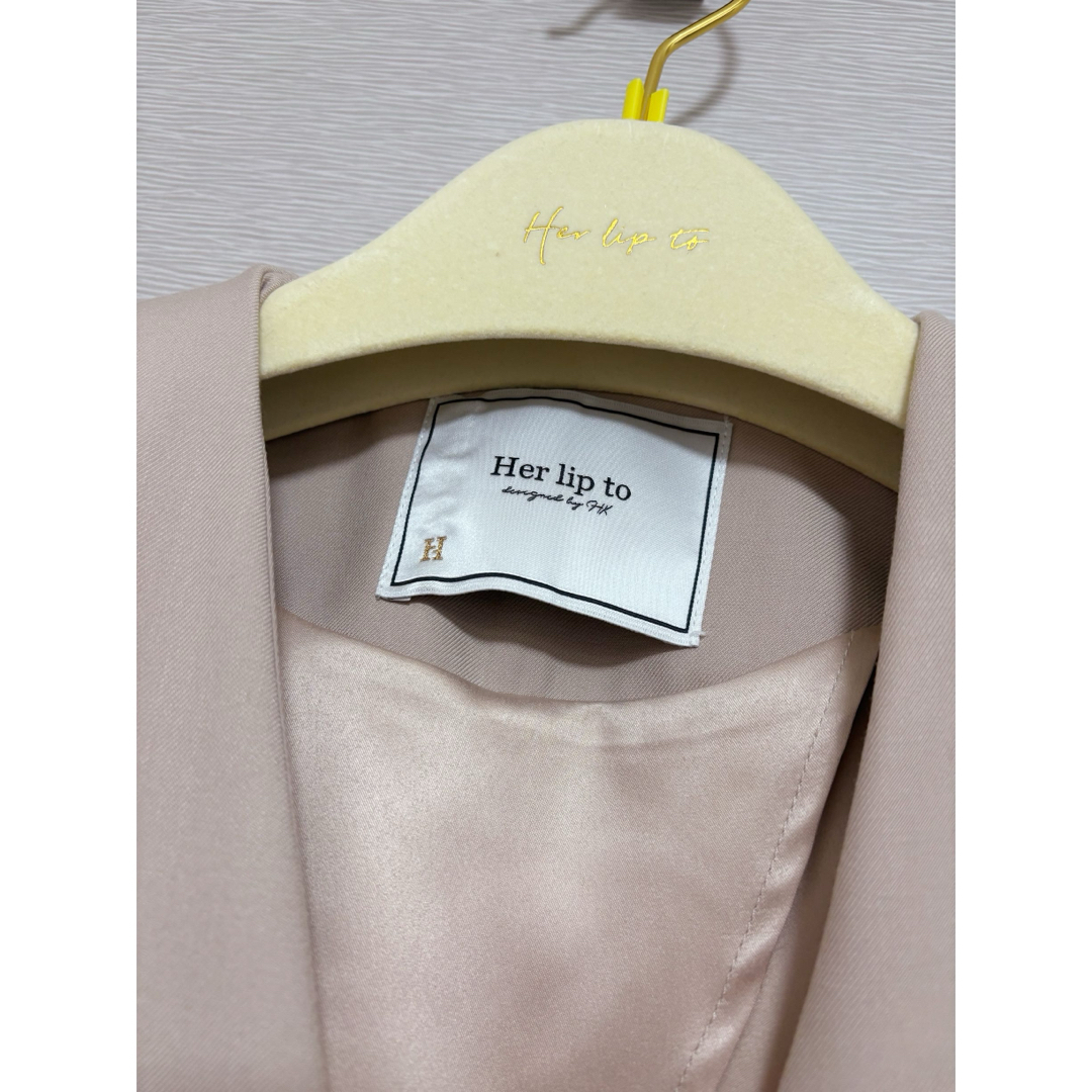 Her lip to - herlipto No Collar Spring Coatの通販 by Her lip to - herlipto No Collar Spring Coatの通販 by