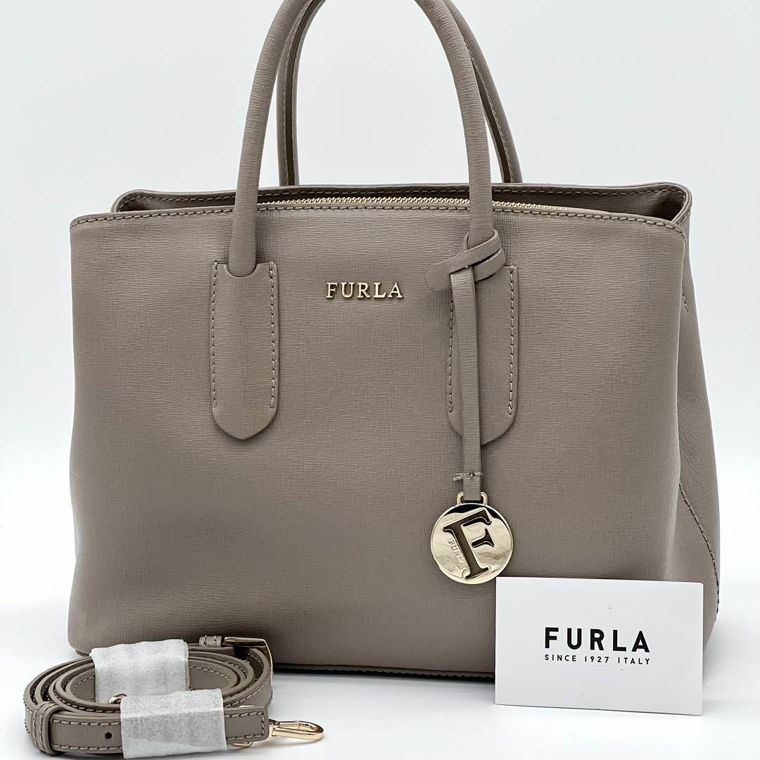 FURLA - 【美品】FURLA TESSA ハンドバッグ 2way ショルダー FURLA - 【美品】FURLA TESSA ハンドバッグ 2way ショルダー
