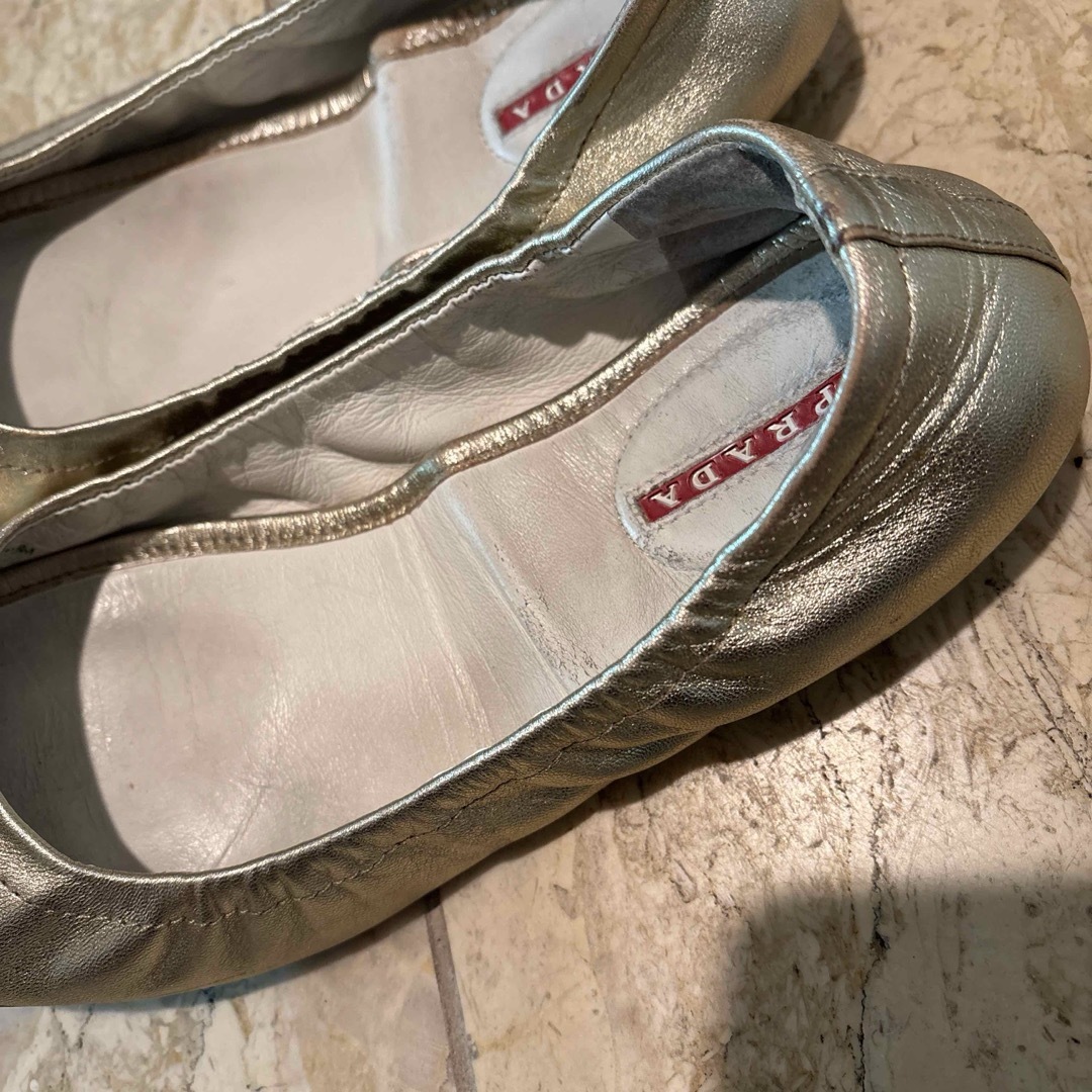 PRADA - プラダ バレエシューズの通販 by お値下げ遠慮なく PRADA - プラダ バレエシューズの通販 by お値下げ遠慮なく