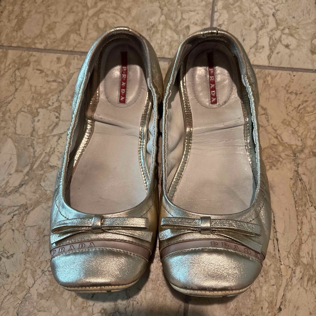 PRADA - プラダ バレエシューズの通販 by お値下げ遠慮なく PRADA - プラダ バレエシューズの通販 by お値下げ遠慮なく