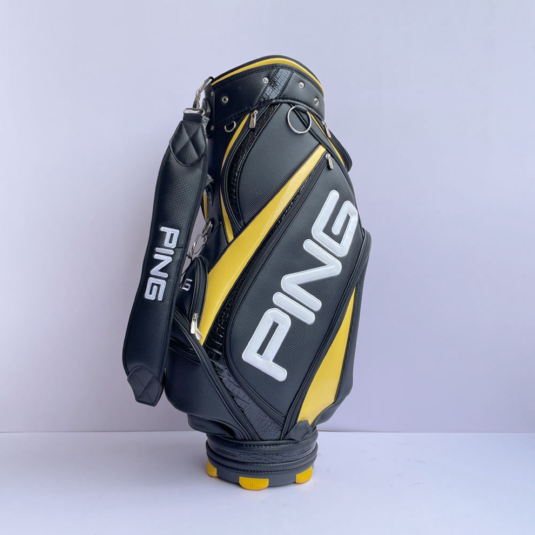 PING ゴルフバッグ キャディバッグ 自立型 練習用 美品 ブラック PING ゴルフバッグ キャディバッグ 自立型 練習用 美品 ブラック