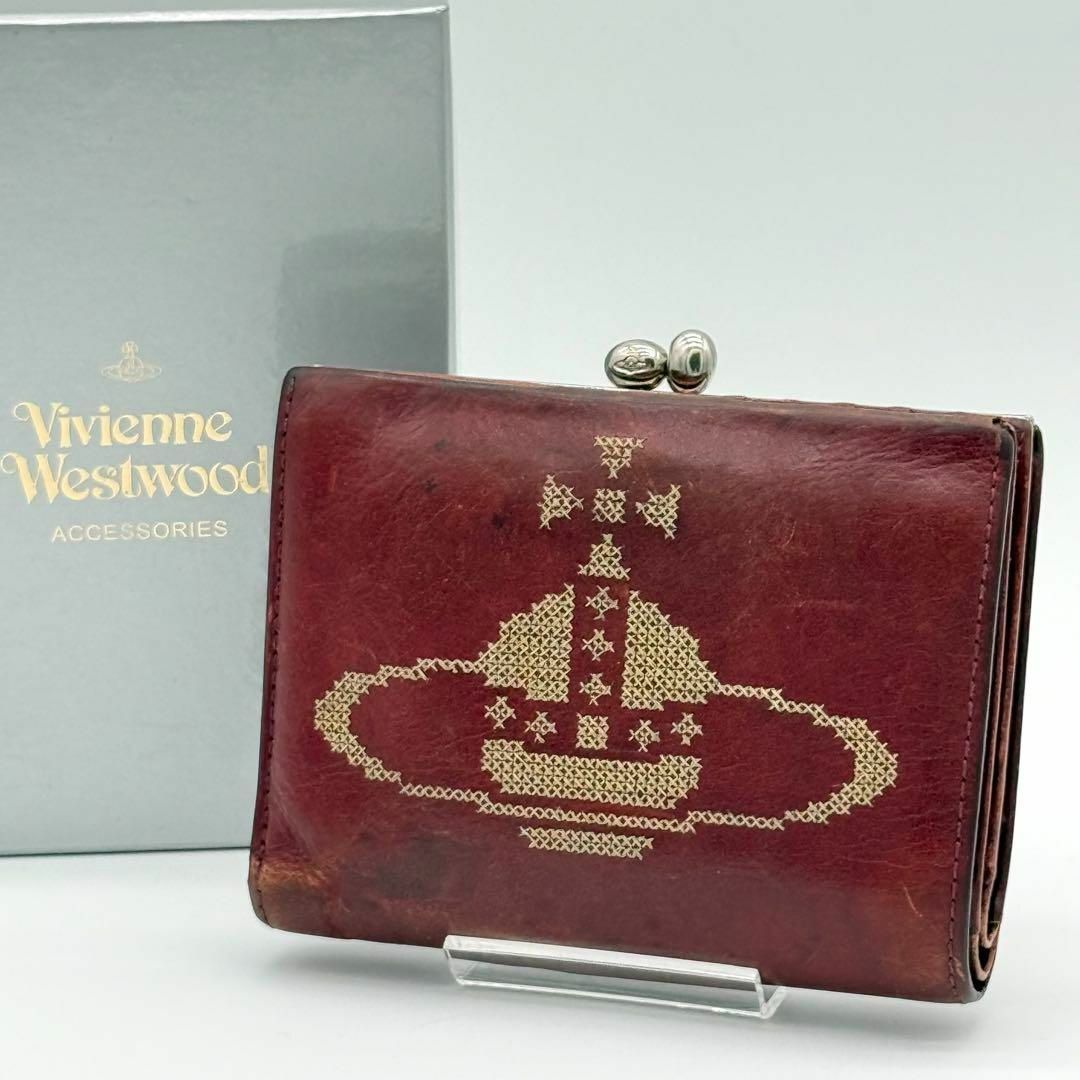 Vivienne Westwood - 【廃盤・良品】Vivienne がま口財布 ビッグ Vivienne Westwood - 【廃盤・良品】Vivienne がま口財布 ビッグ