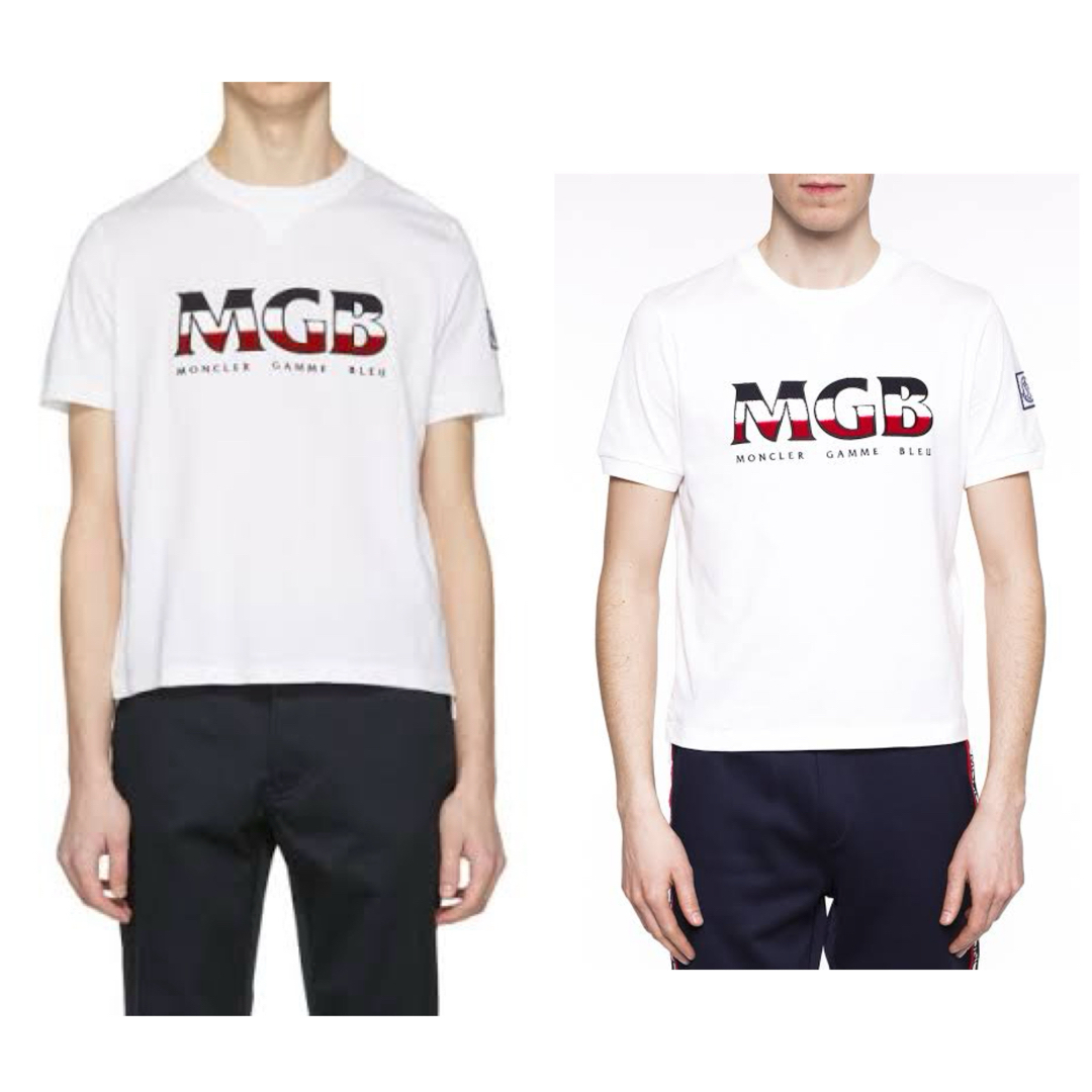 MONCLER - MONCLER GAMME BLEU 18SS ロゴTシャツ-White/Lの通販 MONCLER - MONCLER GAMME BLEU 18SS ロゴTシャツ-White/Lの通販