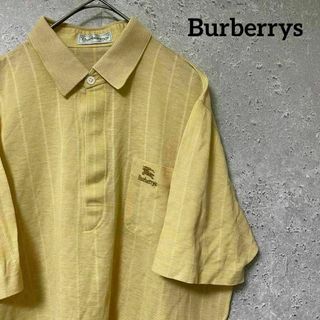 BURBERRY - 【BURBERRYLONDON】ワンポイント半袖ポロシャツの BURBERRY - 【BURBERRYLONDON】ワンポイント半袖ポロシャツの