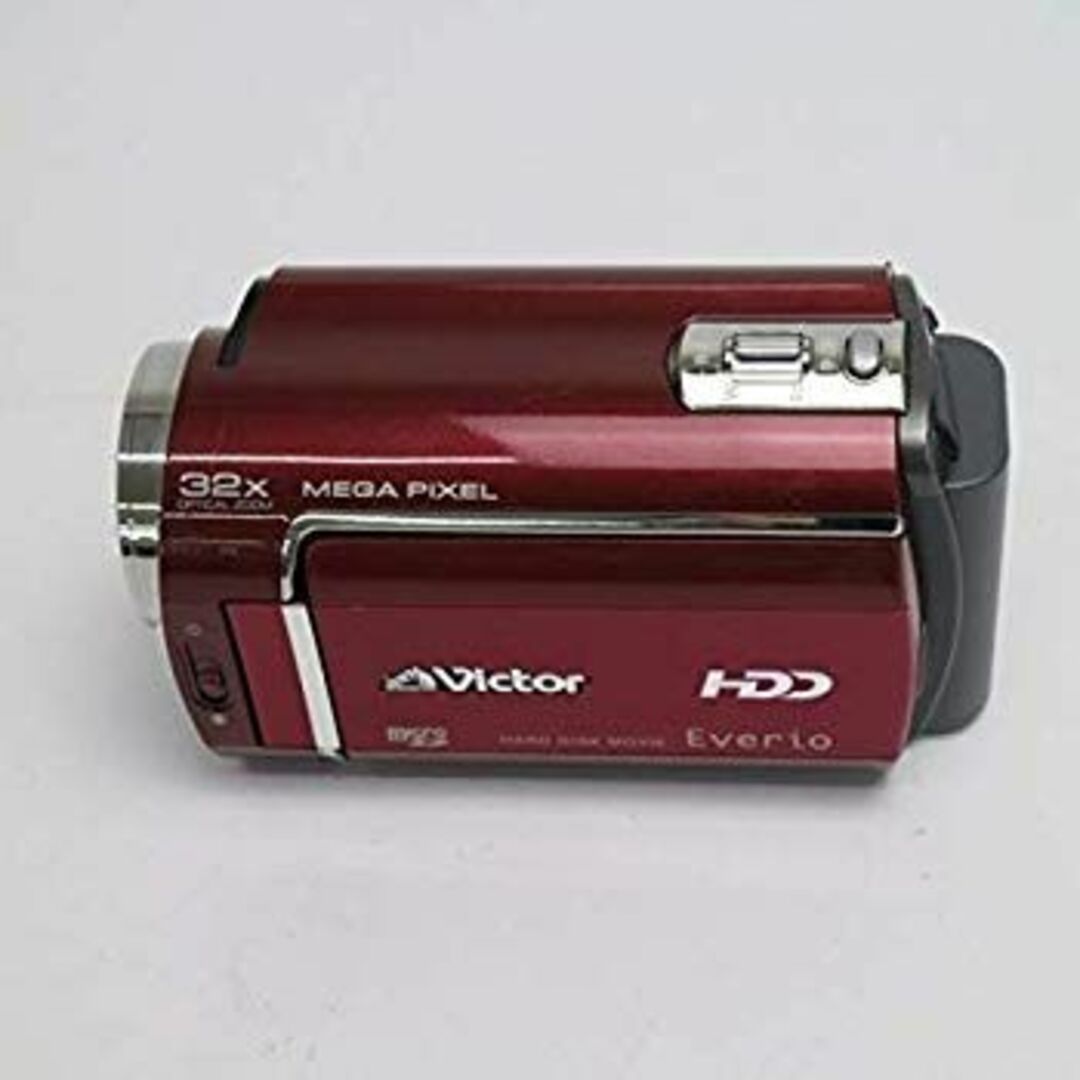JVCケンウッド ビクター ハードディスクビデオカメラ Everio エブリオ ルージュレッド GZ-MG330-R 6g7v4d0 スマホ/家電/カメラのカメラ(ビデオカメラ)の商品写真