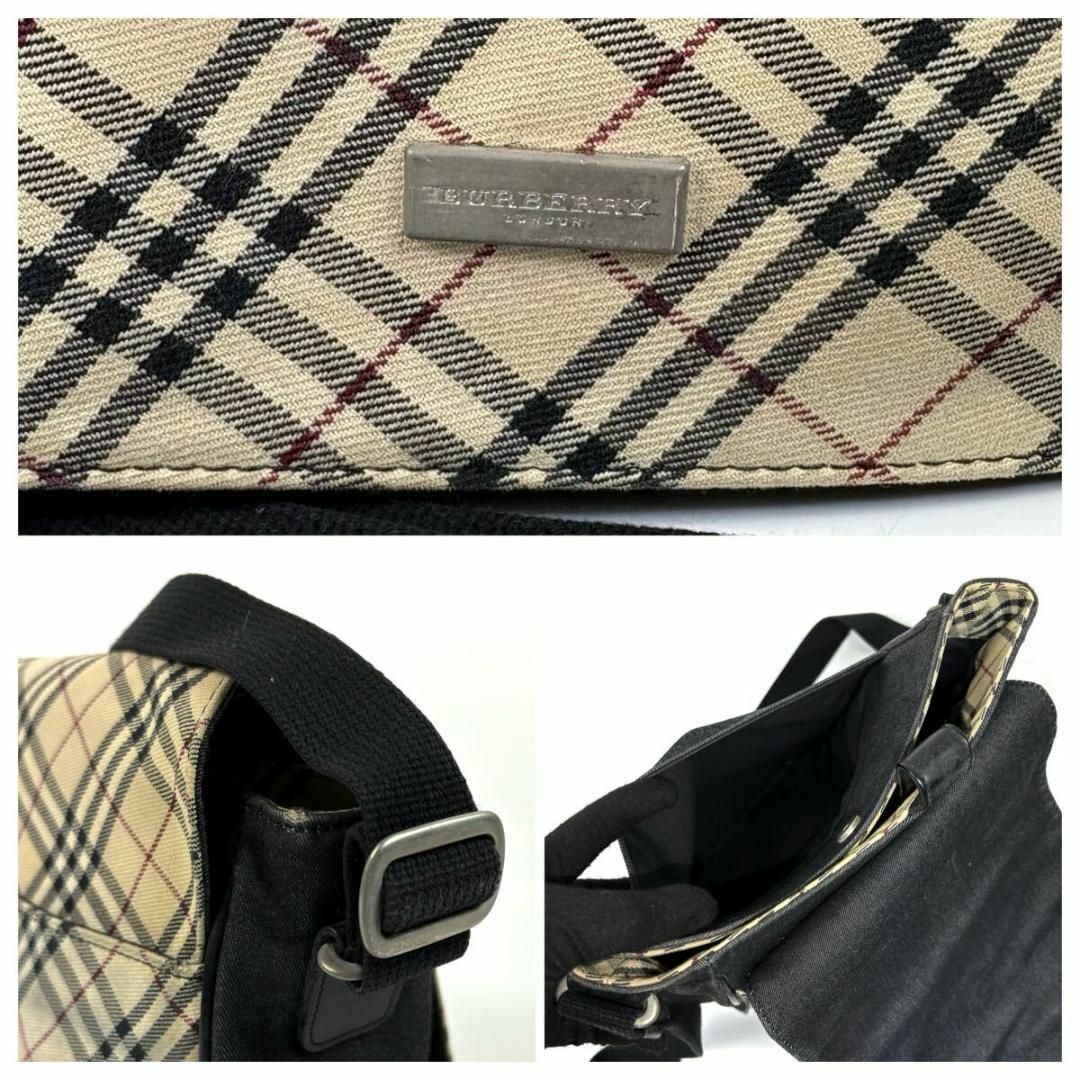 BURBERRY - 【美品】Burberry キャンバス コットン ショルダー BURBERRY - 【美品】Burberry キャンバス コットン ショルダー