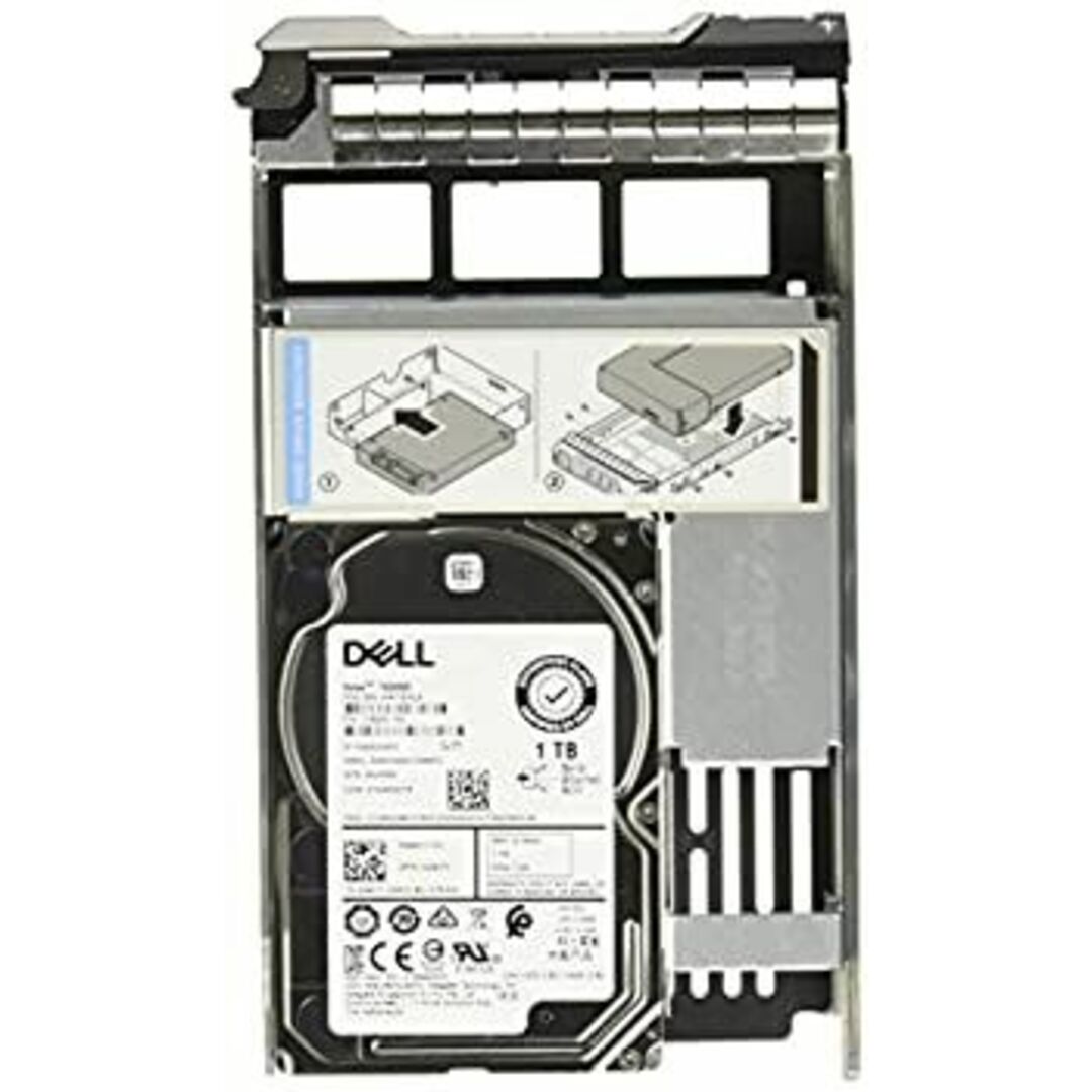 Dell - Hybrid hard drive - 1 TB - internal - 2.5" - SAS 12Gb/s - NL - 7200 rpm - for PowerEdge R320 R415 R420 R510 R515 R520 R720 T320 スマホ/家電/カメラのPC/タブレット(PCパーツ)の商品写真