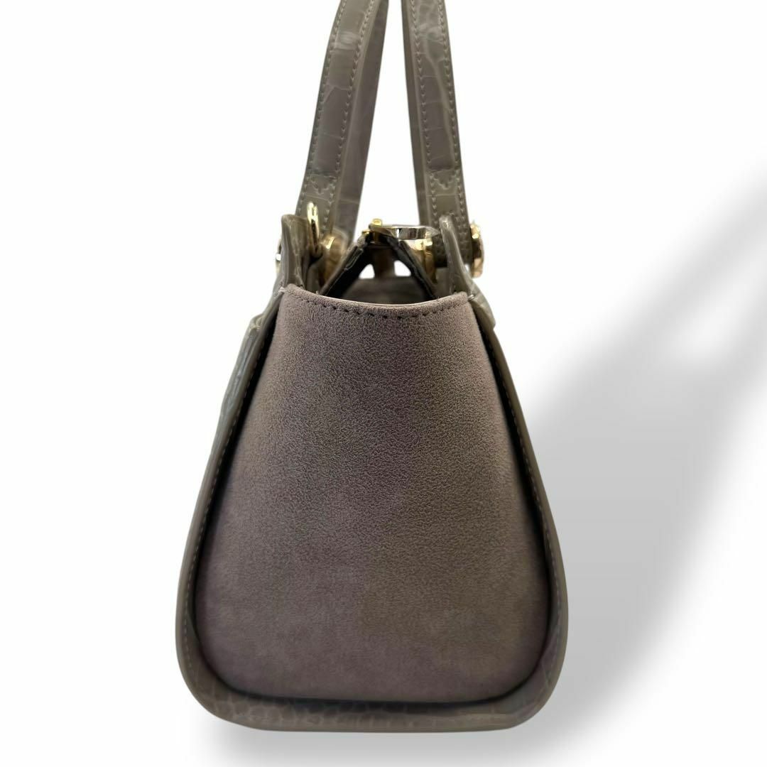 DIANA - AE2【美品】 ダイアナ 2way クロコ型押し レザー DIANA - AE2【美品】 ダイアナ 2way クロコ型押し レザー