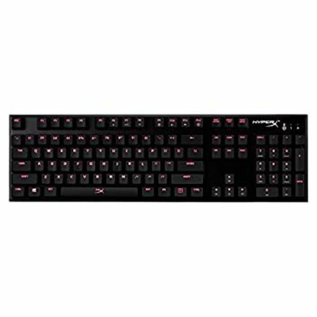 HyperX Alloy FPS ゲーミングキーボード 赤軸 FPSゲーム向け USB充電ポート LEDバックライト HX-KB1RD1-NA/A3 スマホ/家電/カメラのPC/タブレット(PC周辺機器)の商品写真