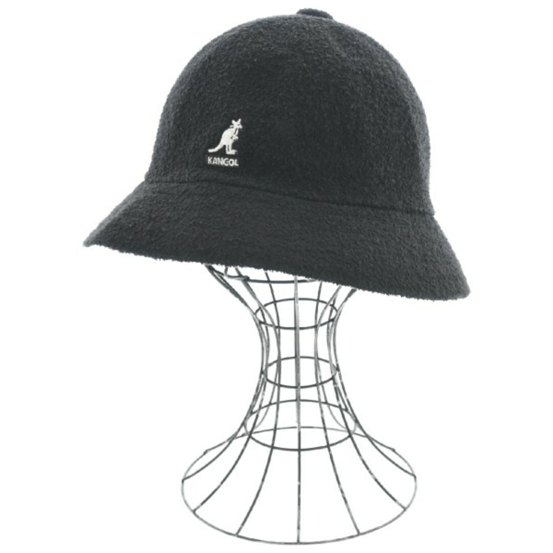KANGOL - KANGOL カンゴール ハット L 黒 【古着】【中古】の KANGOL - KANGOL カンゴール ハット L 黒 【古着】【中古】の