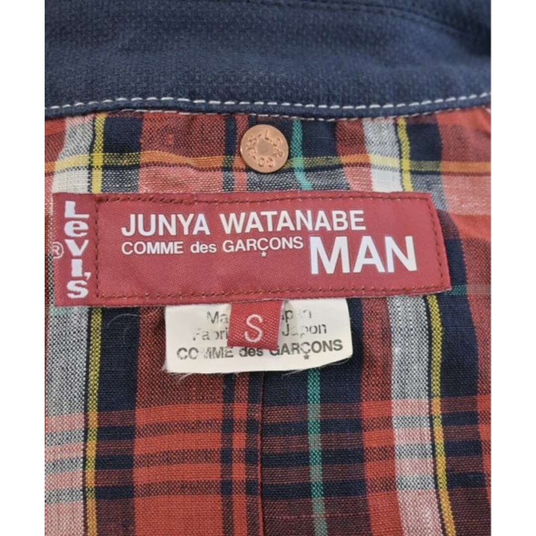 JUNYA WATANABE MAN - JUNYA WATANABE MAN カバーオール S 紺x白 JUNYA WATANABE MAN - JUNYA WATANABE MAN カバーオール S 紺x白