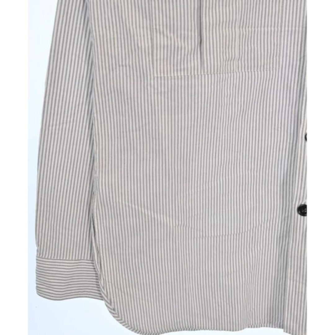 DRIES VAN NOTEN - DRIES VAN NOTEN カジュアルシャツ L 白x DRIES VAN NOTEN - DRIES VAN NOTEN カジュアルシャツ L 白x