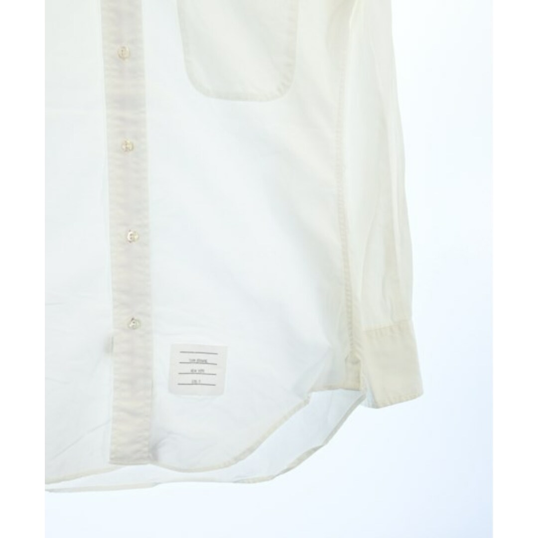 THOM BROWNE - THOM BROWNE トムブラウン カジュアルシャツ 0(XS THOM BROWNE - THOM BROWNE トムブラウン カジュアルシャツ 0(XS