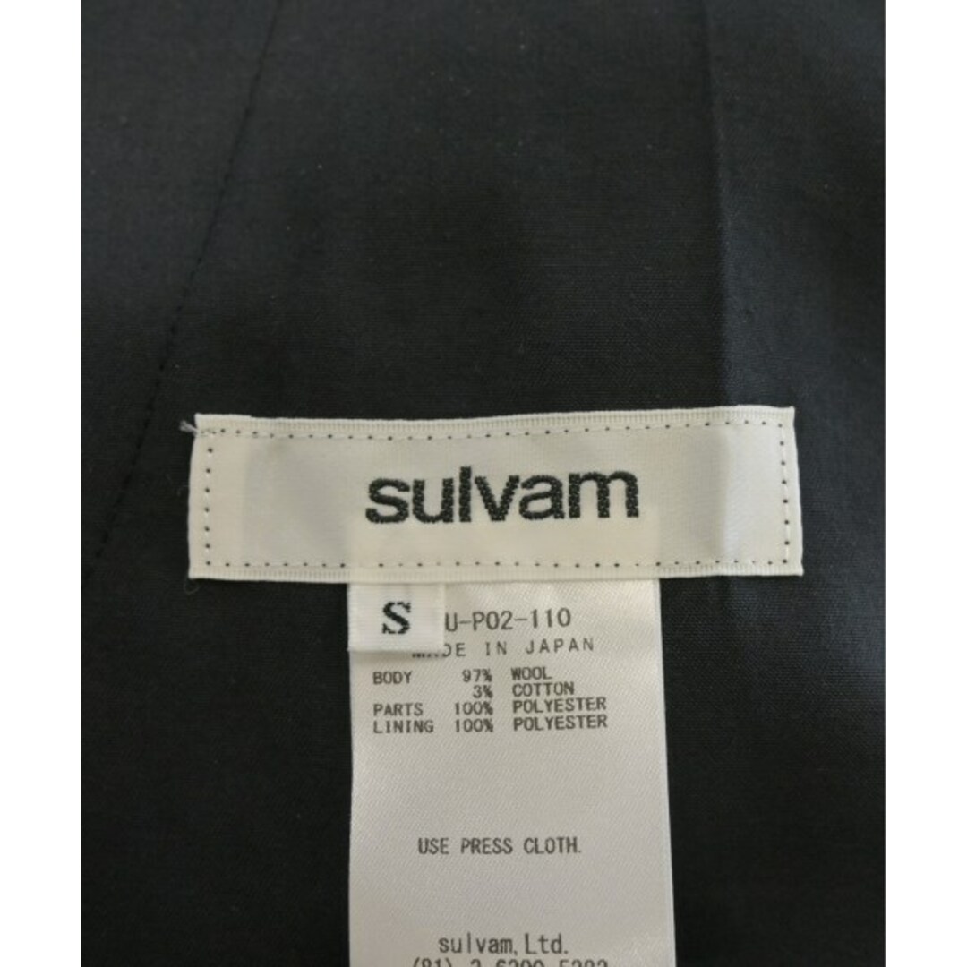 sulvam - sulvam サルバム パンツ(その他) S 茶系(ストライプ sulvam - sulvam サルバム パンツ(その他) S 茶系(ストライプ