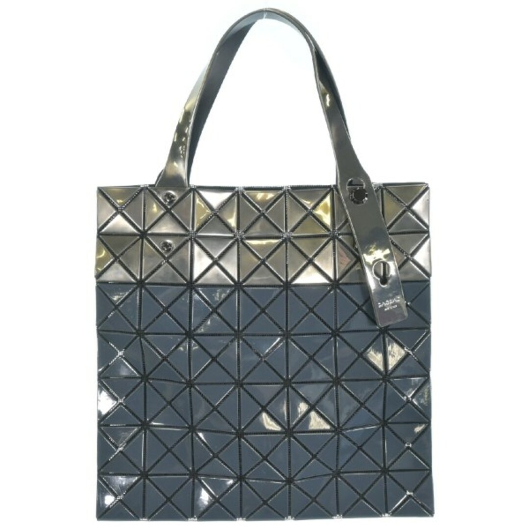 BaoBaoIsseyMiyake - BAO BAO ISSEY MIYAKE トートバッグ - グレーxシルバー 【古着】【中古】