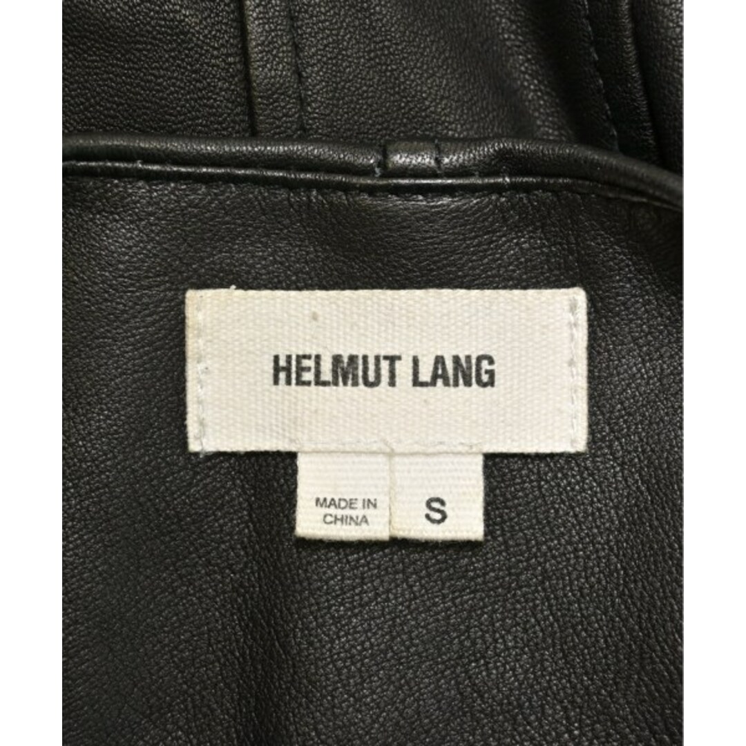 HELMUT LANG - HELMUT LANG ヘルムートラング ライダース S 黒 HELMUT LANG - HELMUT LANG ヘルムートラング ライダース S 黒