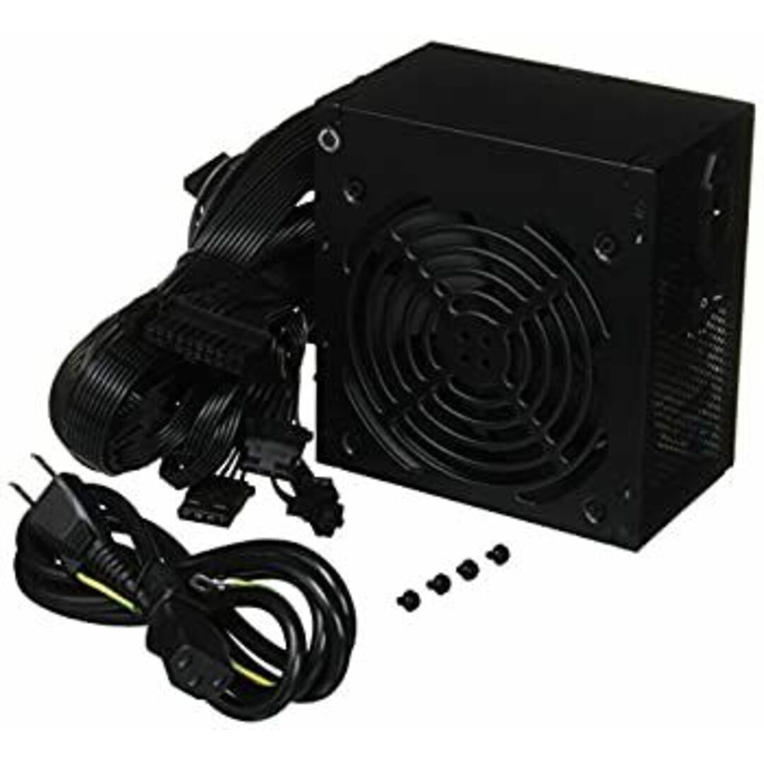 SilverStone 550W 80PLUS GOLD 直出し式 フラットケーブル ATX電源 SST-ET550-G スマホ/家電/カメラのPC/タブレット(PC周辺機器)の商品写真