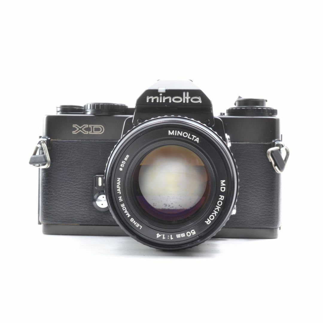 KONICA MINOLTA - ミノルタ XD ブラック MD 50mm f/1.4 完動品 KONICA MINOLTA - ミノルタ XD ブラック MD 50mm f/1.4 完動品