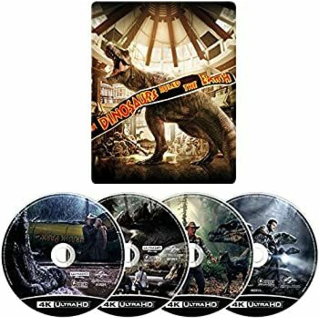 ジュラシック・パーク 4ムービー・コレクション スチールブック・4K ULTRA HD [Blu-ray]