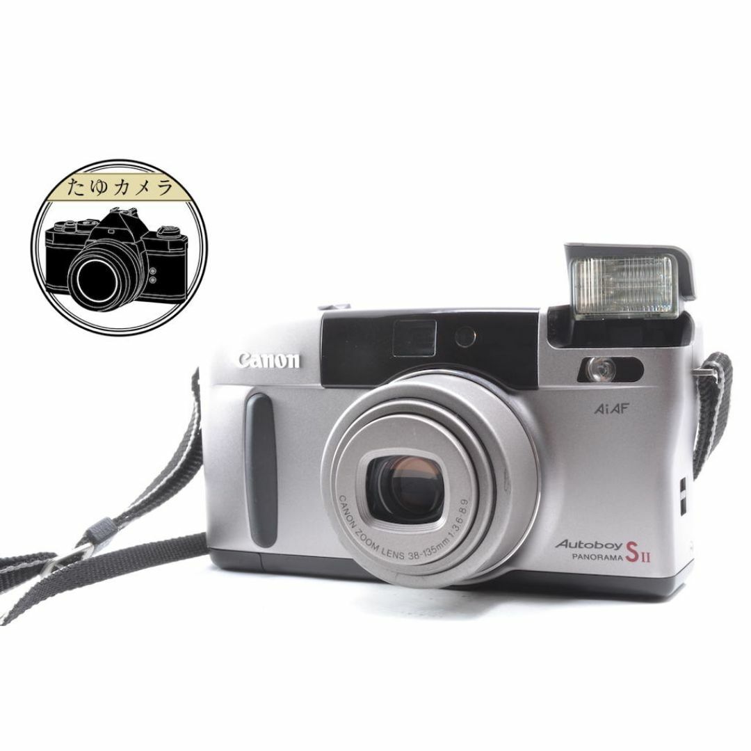 大人気の AUTOBOY Canon - Canon SII 美 清掃済 完動品 コンパクトカメラ フィルムカメラ