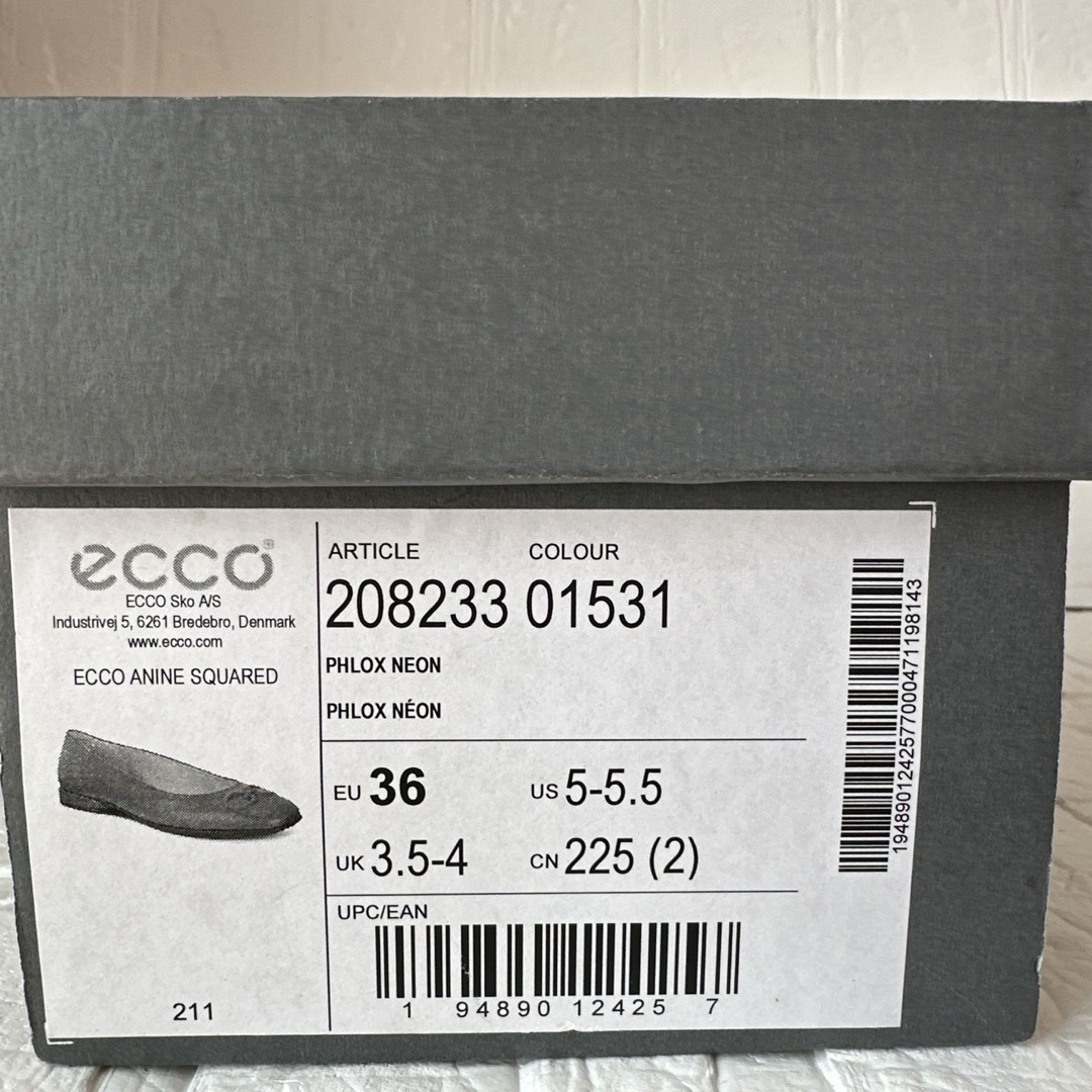 ECCO - 未使用【エコー/ecco】アニネ スクエア23㎝フロックス ECCO - 未使用【エコー/ecco】アニネ スクエア23㎝フロックス