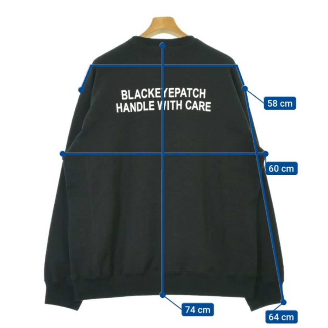 BLACK EYE PATCH ブラックアイパッチ スウェット XL 黒 【古着 BLACK EYE PATCH ブラックアイパッチ スウェット XL 黒 【古着