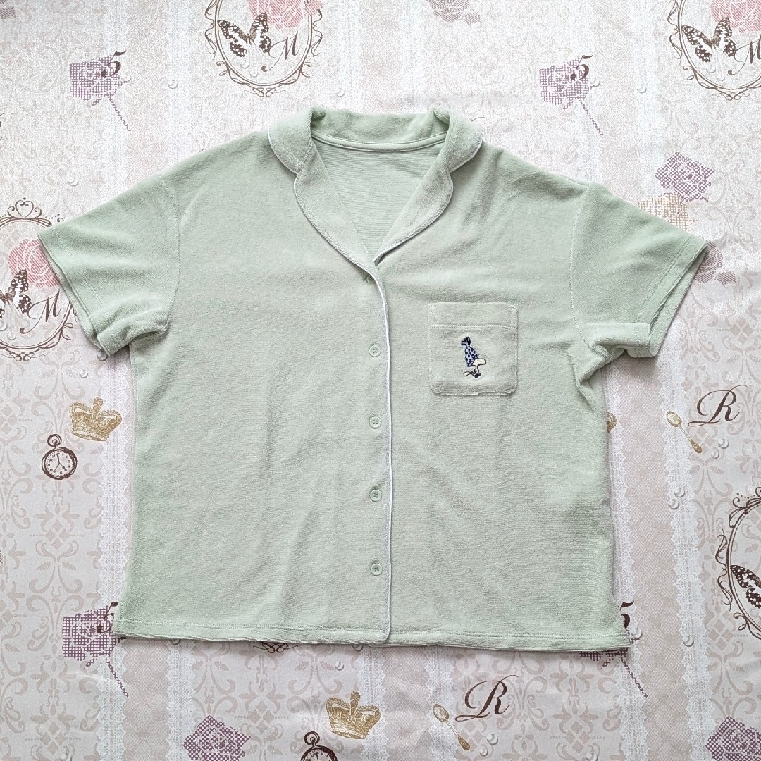 UNIQLO - ユニクロ スヌーピーパジャマ(グリーン)の通販 by UNIQLO - ユニクロ スヌーピーパジャマ(グリーン)の通販 by