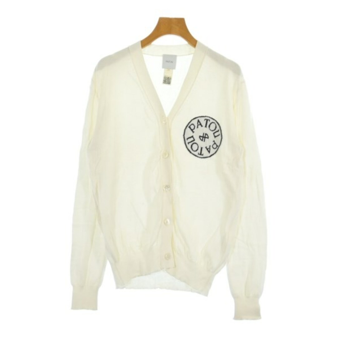 PATOU - PATOU パトゥ カーディガン S 白 【古着】【中古】の PATOU - PATOU パトゥ カーディガン S 白 【古着】【中古】の