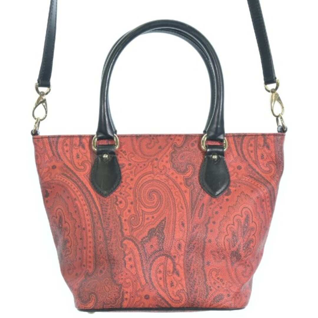 ETRO - ETRO エトロ トートバッグ - オレンジx黒(ペイズリー ETRO - ETRO エトロ トートバッグ - オレンジx黒(ペイズリー