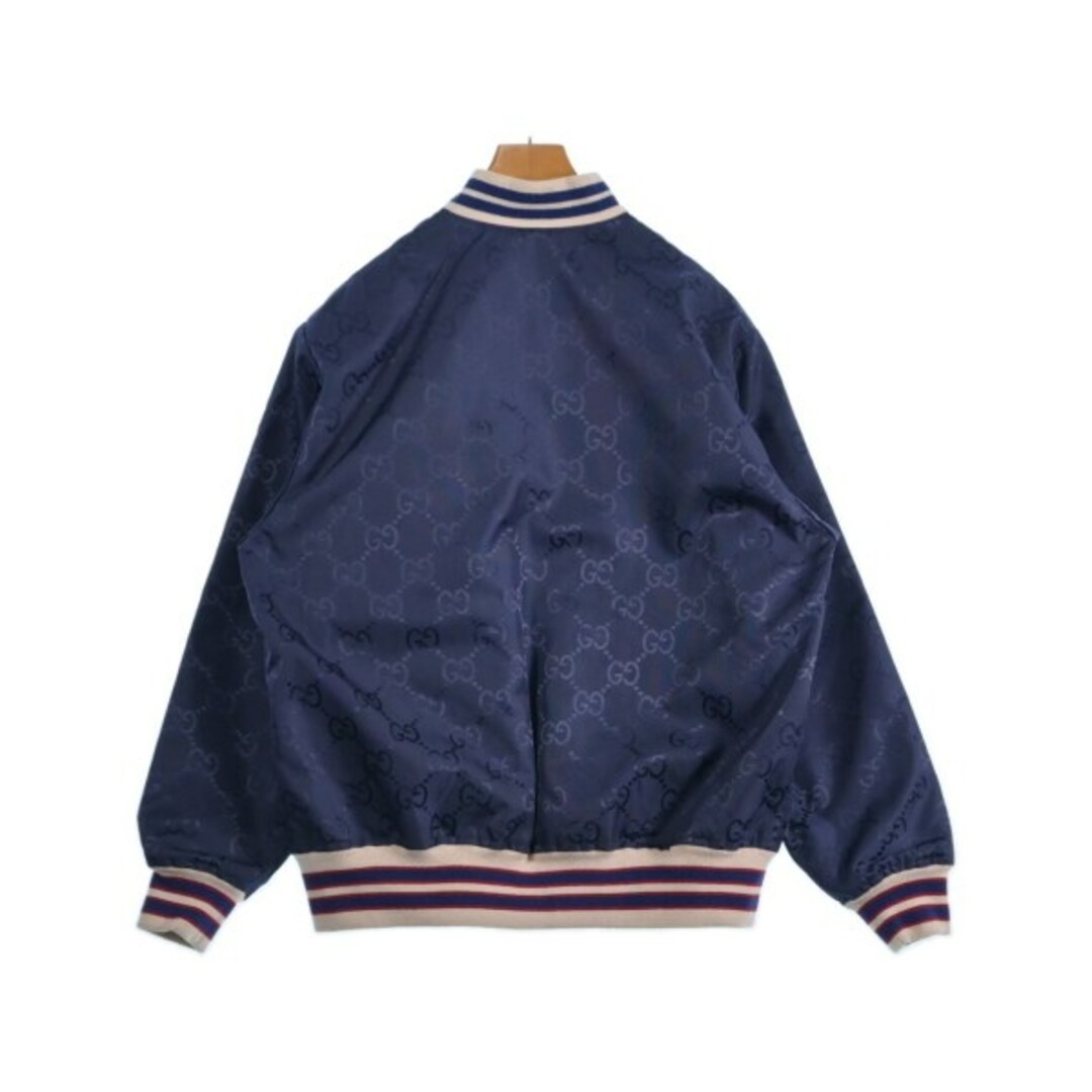 GUCCI - GUCCI グッチ スタジャン 46(M位) 青xベージュx赤(総柄 GUCCI - GUCCI グッチ スタジャン 46(M位) 青xベージュx赤(総柄