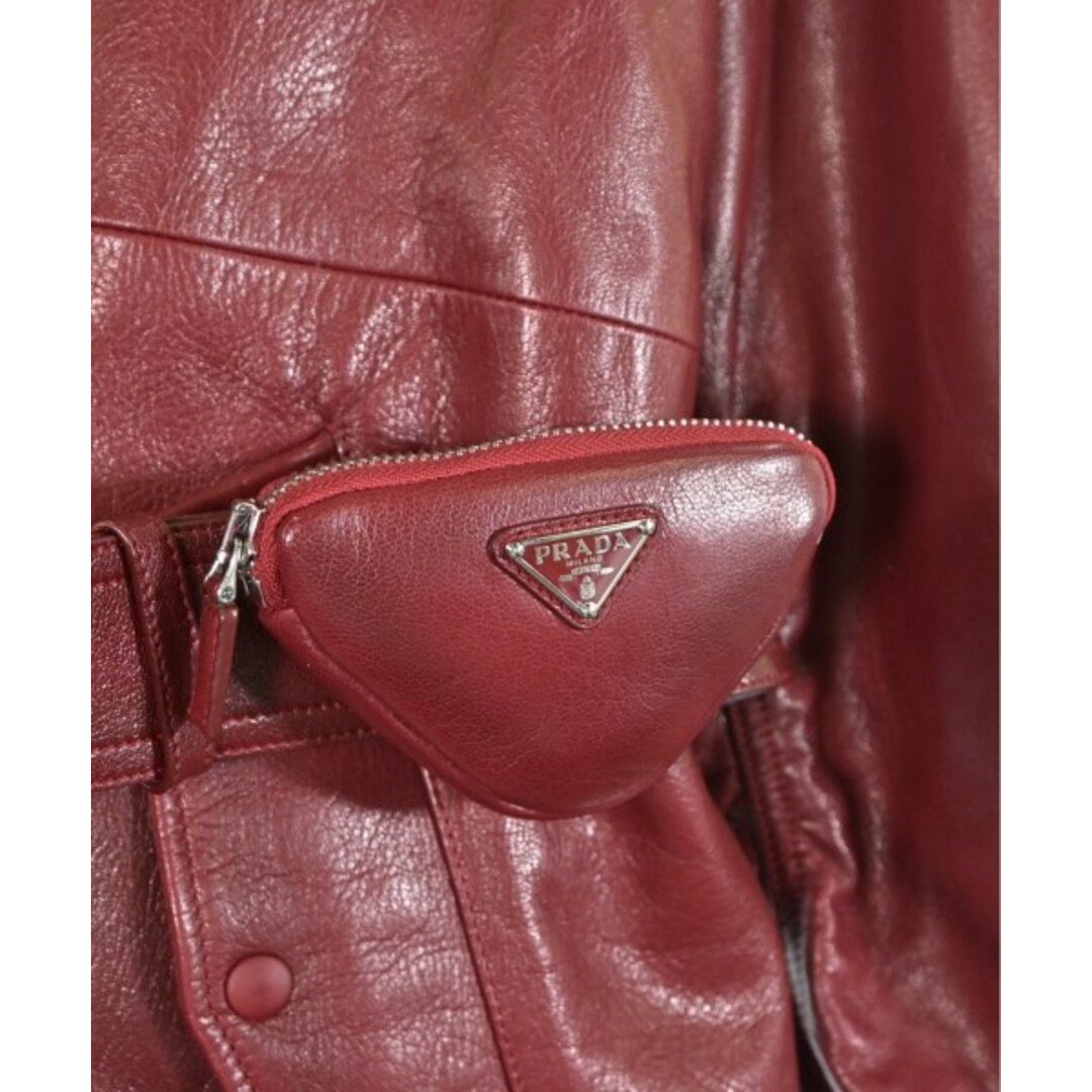 PRADA - PRADA プラダ コート(その他) M 赤 【古着】【中古 PRADA - PRADA プラダ コート(その他) M 赤 【古着】【中古