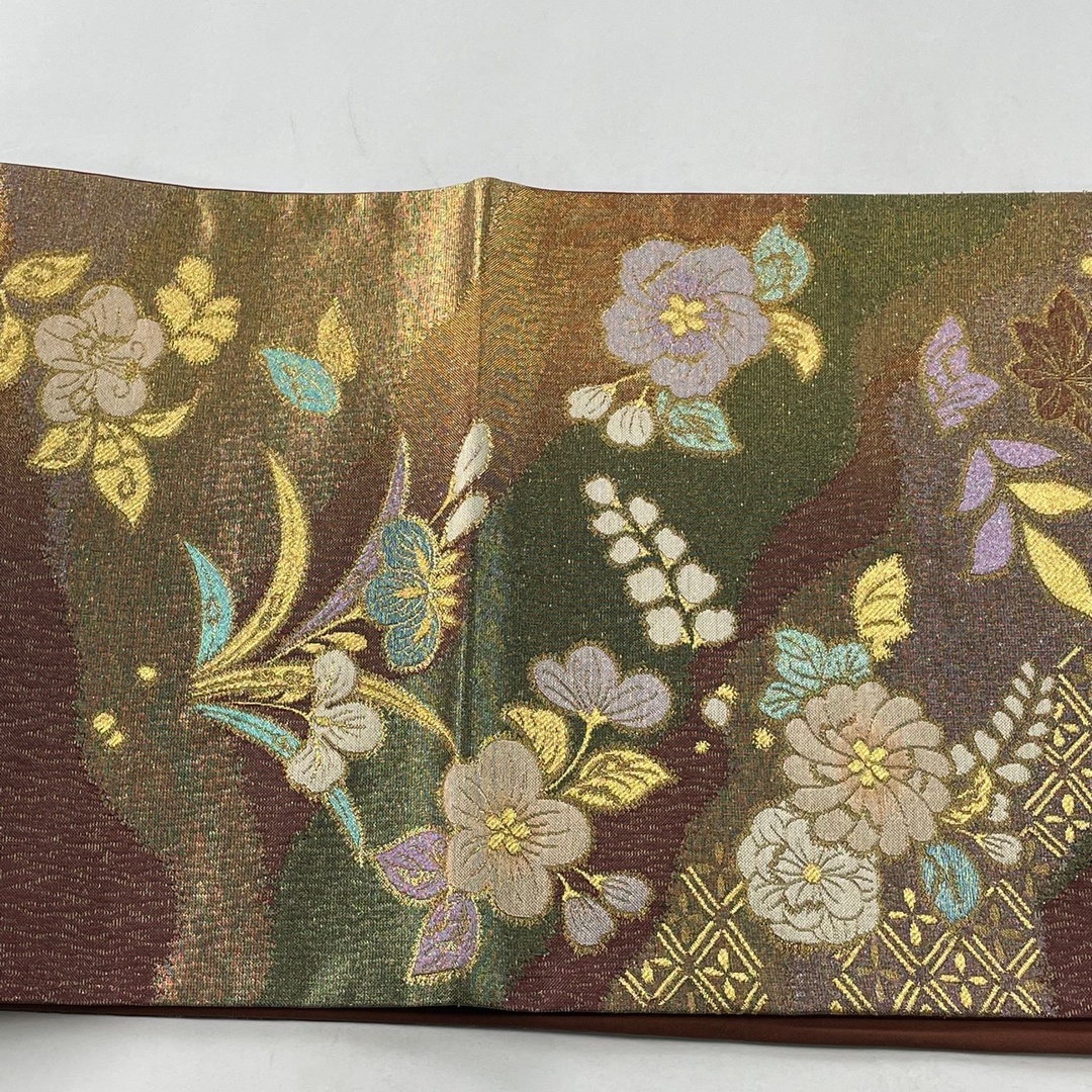 袋帯 美品 秀品 お太鼓柄 正絹 【中古】の通販 by バイセル 袋帯 美品 秀品 お太鼓柄 正絹 【中古】の通販 by バイセル