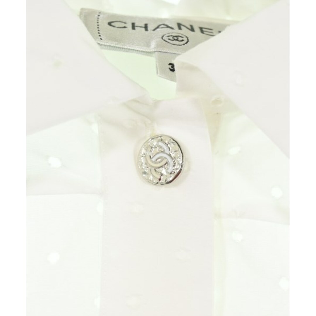 CHANEL - CHANEL シャネル ブラウス 36(XS位) 白 【古着】【中古 CHANEL - CHANEL シャネル ブラウス 36(XS位) 白 【古着】【中古